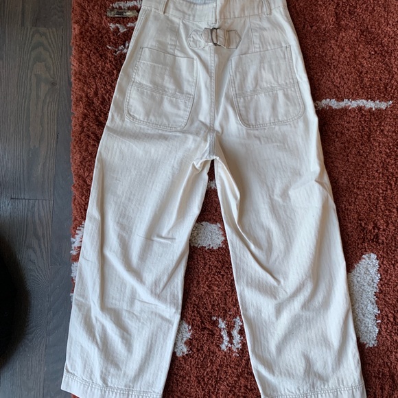 Free People Pants - FREE PEOPLE high-waisted cream flare pants!